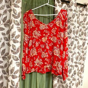 Billabong Women's Flowy Long Sleeve Top